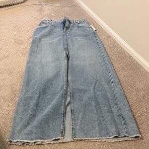 Pilcro Blue Denim Skirt